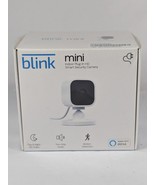 Blink Mini Compact Indoor Plug-in Smart Security Camera 1080p HD 2-Way A... - £12.18 GBP