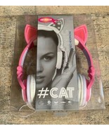 Jamsonic DJ-Style Light-Up Cat-Ear or Panda-Ear Headphones -White/Pink New - £17.40 GBP