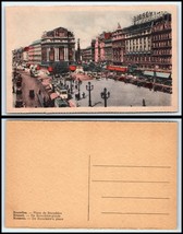 BELGIUM Postcard - Brussels, De Brouckere&#39;s Place N27 - £2.36 GBP