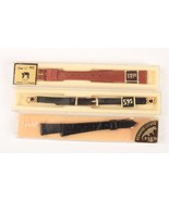 3 Vintage Ladies Watch Bands 2 Leather 1 Lizard NOS - €23,37 EUR