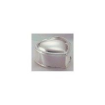 Silver-Plated Heart Jewelry Box - £9.58 GBP