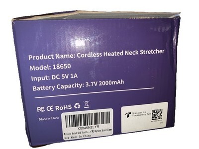 Wireless Heated Neck Stretcher for Pain Relief, Portable Cordless Item image 13