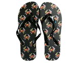 Maryland Flag Design with Small Crabs Flip Flops X-Large Size 12-13 - $10.99