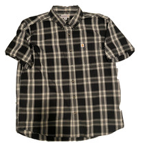 Carhartt Mens Plaid Brown Shirt Short Sleeve XL - $22.77