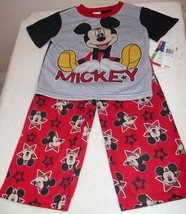 Disney Mickey Mouse Toddler Boys 2pc Shirt&amp;Pant Mickey Pajama Set S#:21MESLB ,4T - £15.81 GBP