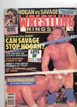 VINTAGE June 1989 Wrestling Ringside Magazine Hulk Hogan &amp; Randy Savage - £19.45 GBP