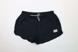 Vintage 90s Streetwear Mens Medium Lined Jogging Running Short Shorts Black USA - £46.93 GBP