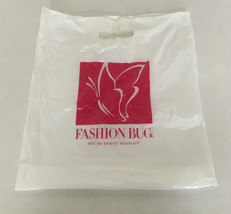 Vintage defunct fashion bug clothing store plastic shopping bag movie ph... - $365.13 MXN