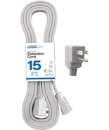 Appliance Extension Cord - 15Ft Heavy Duty Gray Extension Wire for Air C... - $29.71