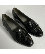 Florsheim Shoes Mens Size 8.5 D Black Leather Loafers Kiltie Tassels Win... - $886.51 MXN