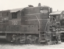 Seaboard Coast Line Railroad SCL #760 GP-7 Electromotive Train Photo Atlanta GA - £7.41 GBP