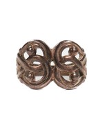 Sterling Silver Ring Celtic Rope Knot Ornate Knotwork Openwork Tie 8.75 ... - £15.71 GBP