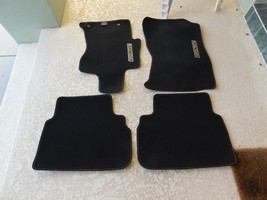 2023 Subaru Crosstrek sport black gold floor mats 4 OEM carpet - $102.95