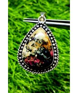 Eudialyte Pendant 925 Sterling Silver – Healing Crystal Necklace for Sel... - $934.70 MXN