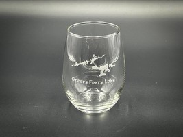 Greers Ferry Lake Arkansas -  15 oz Stemless Wine Glass - Lake Life Gift - £10.97 GBP