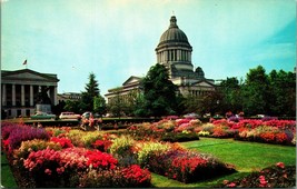 Capitol Building and Rotunda Olympia Washington WA UNP Chrome Postcard A3 - £2.29 GBP