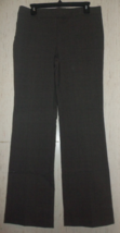 New Womens Van Heusen Stretch Dark Brown Plaid Slacks / Trouser / Pant Size 10 - £20.94 GBP