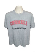 Russell Athletic Cornell University Softball Adult Medium Gray TShirt - £11.68 GBP