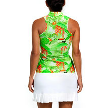 NWT TZU TZU SPORT TOUCAN JAN Bella Sleeveless Racerback Golf Shirt - M L XL image 2