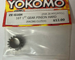 Yokomo ZE-616H 16T 1st Gear Pinion Hard Racing Clutch for ZE-MTC/MTCL RC... - $12.99