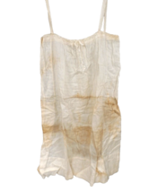 ANtique VTG 1920s White Cotton Lawn Slip Trousseau Never Worn Peg Hanger - $971.91 MXN