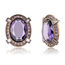 TK2571 - IP Coffee light Stainless Steel Earrings with AAA Grade CZ  in ... - $44.49