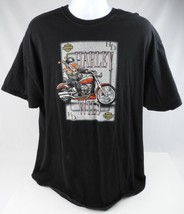 Harley Davidson T-shirt Wild Playing Card Men&#39;s XXL  / 2X Black Conway H... - £15.54 GBP