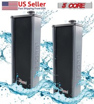 5Core Speaker Commercial Paging PA On Wall Mount Indoor Outdoor Home 2Pcs - £27.96 GBP