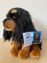 King Charles Cavalier Black &amp; Tan plushie gift wrapped or not, with tag or as is - £31.46 GBP+