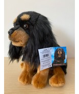 King Charles Cavalier Black &amp; Tan plushie gift wrapped or not, with tag ... - £31.50 GBP+