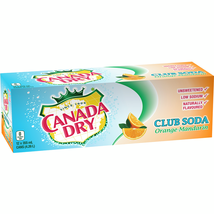 12 Cans of Canada Dry Club Soda Mandarin Orange, 355ml Each, Free Shipping - £27.90 GBP