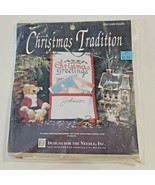 Designs For the Needle Christmas Tradition Greetings Card Holder Kit Emb... - $8.90