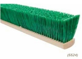 Magnolia Brush #5524 24&quot; Stiff Green Polypropylene Garage Brush Push Bro... - $49.95