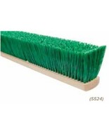 Magnolia Brush #5524 24" Stiff Green Polypropylene Garage Brush Push Broom Head - $49.95