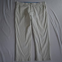 Tommy Bahama 46x30 Stone Khaki Boracay Flat Front Stretch Mens Chino Pants - $34.99