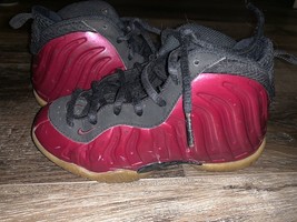 Nike Foamposite ~ Kids Youth Night Maroon Black Shoes Athletic ~ 12 - £45.05 GBP