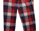 PE Men&#39;s Heather Plaid Pajama Pants Rio Red-Size XL - £15.79 GBP