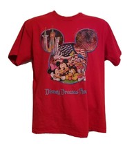 Disney Dreams Florida Mickey and Friends Adult Medium Red TShirt - £15.30 GBP