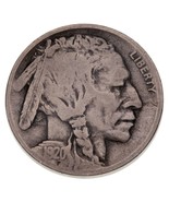 1920-D 5C Buffalo Nickel in Fine Condition. Natural Color, Letters Clear - $749.37 MXN