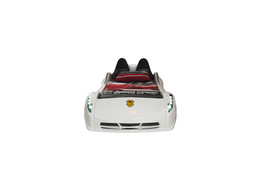 TT White Twin Car Bed, Remote Control, LED Lights, Premium Rear Seat - $1,290.30