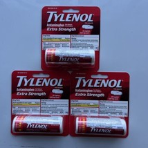 Tylenol Extra Strength Pain Reliever Fever Reducer 500 mg, 10 Caplets, 3... - £13.61 GBP