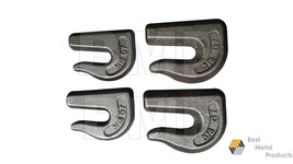 10+10 WELD ON GRAB CHAIN HOOKS 2 of 5/16&quot; and 2 of 3/8&quot;  G70   0900103+0... - $915.22 MXN