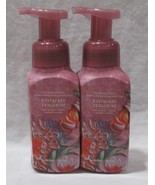 Bath & Body Works Gentle & Clean Foaming Hand Soap Lot Set 2 RASPBERRY TANGERINE - $27.99