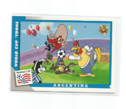 Argentina 1994 Upper Deck World Cup Usa Looney Tunes Soccer Card #20 - $4.99