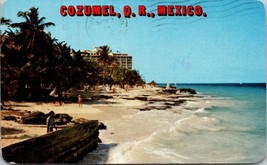 La Playa San Juan Y El Hotel Cozumel Caribe Cozumel Q.R. Mexico Postcard - £7.86 GBP
