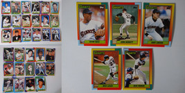 1990 Topps San Francisco Giants Team Set of 37 Baseball Cards With Traded - £4.79 GBP