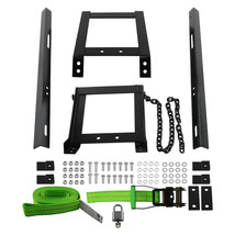 Semi Truck Spare Tire Carrier Tire Mount Holder w/hardware Adjustable Black New - $97.93