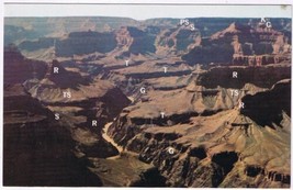Postcard Grand Canyon NW South Rim Near Pima Point Havasu Point Powell Plateau - £2.32 GBP