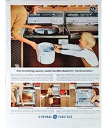 GENERAL ELECTRIC Washer Mini Basket Family Mom Child 1964 Vintage Print Ad - $14.34 CAD