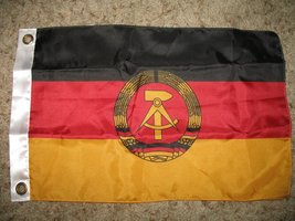 East Germany German 12X18 Inch Boat Car Flag Indoor/Outdoor - £3.10 GBP